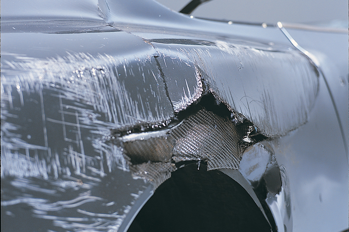 James Bond Crashed Aston Martin