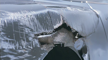 James Bond Crashed Aston Martin