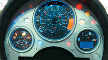 Koenigsegg CCXR Flower Power instrument cluster