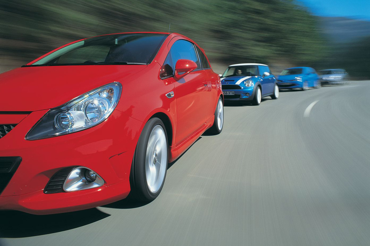Vauxhall Corsa VXR group test