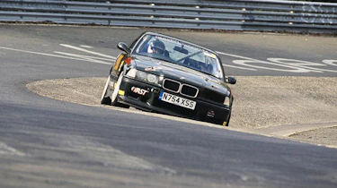 BMW M3 on track at the Nürburgring