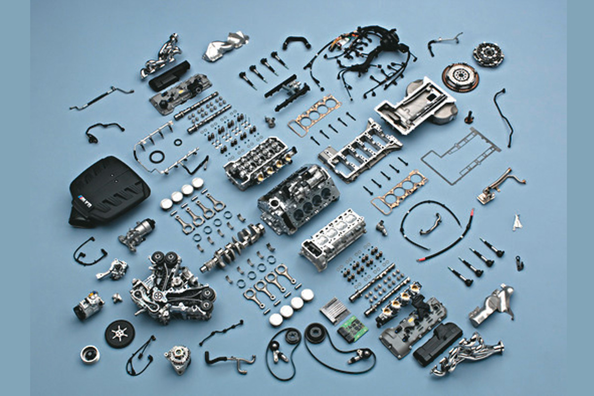 BMW M3 V8 components