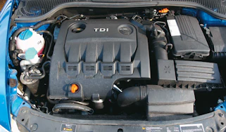 Skoda Octavia 2.0 TDi PD vRS engine