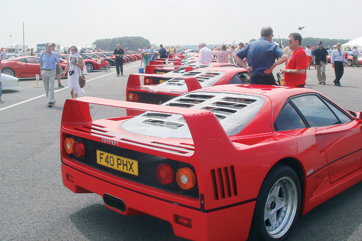 Ferrari car park