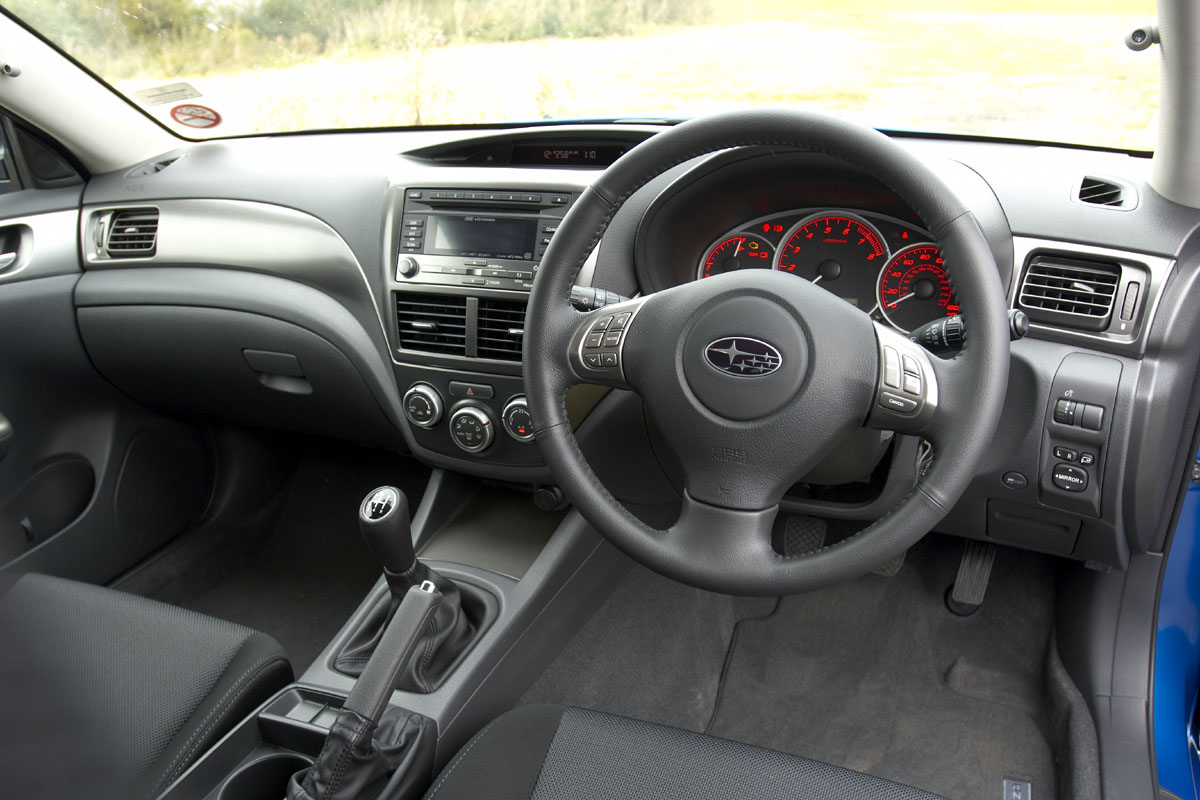 Subaru Impreza WRX interior