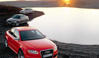 Audi RS4 (B7) v BMW M3 (E46) v Mercedes C55 AMG (W203)