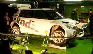 Skoda Fabia rally car