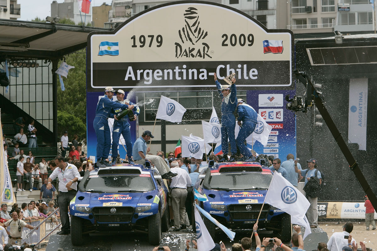 VW Touareg Dakar racer