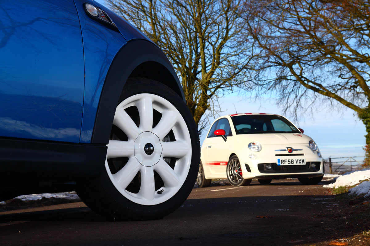 Abarth Esseesse v Mini Cooper S