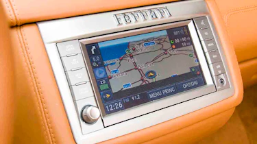Ferrari California sat-nav