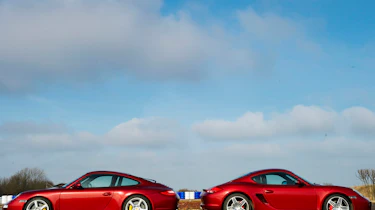 Porsche Cayman S and Porsche 911