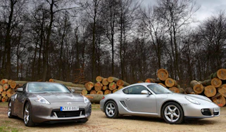 Porsche Cayman v Nissan 370Z GT
