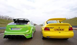 Ford Focus RS v Ford Escort Cosworth