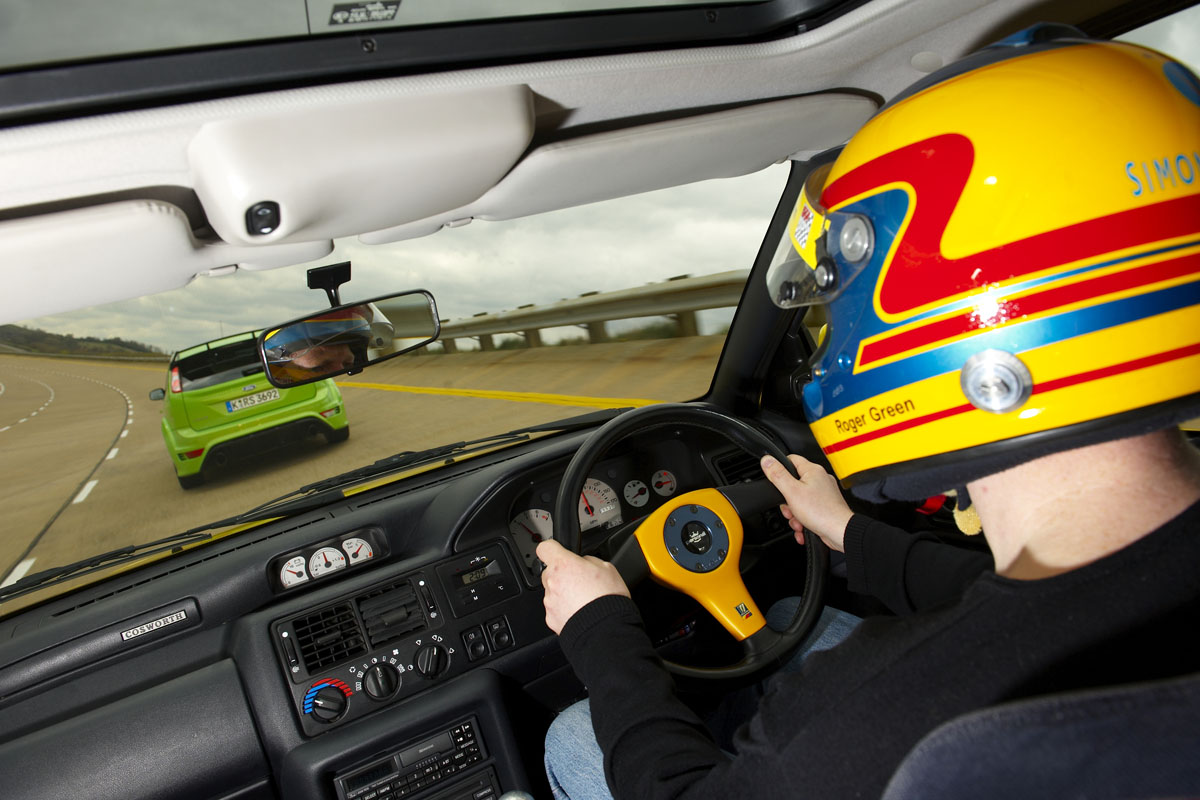 Ford Focus RS v Ford Escort Cosworth