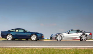 Aston Martin Vantage 600 v Mercedes SL65 Black