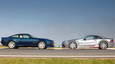 Aston Martin Vantage 600 v Mercedes SL65 Black