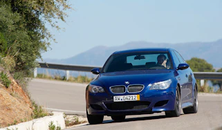 BMW M5 cornering