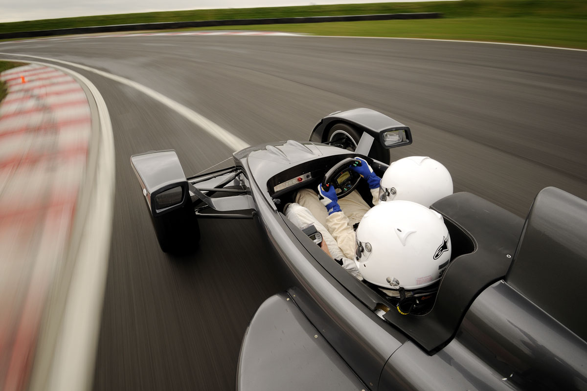Caparo T1 cornering