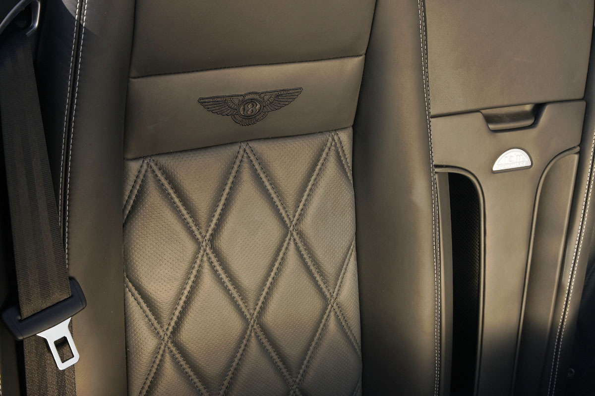 Bentley GTC Speed seat