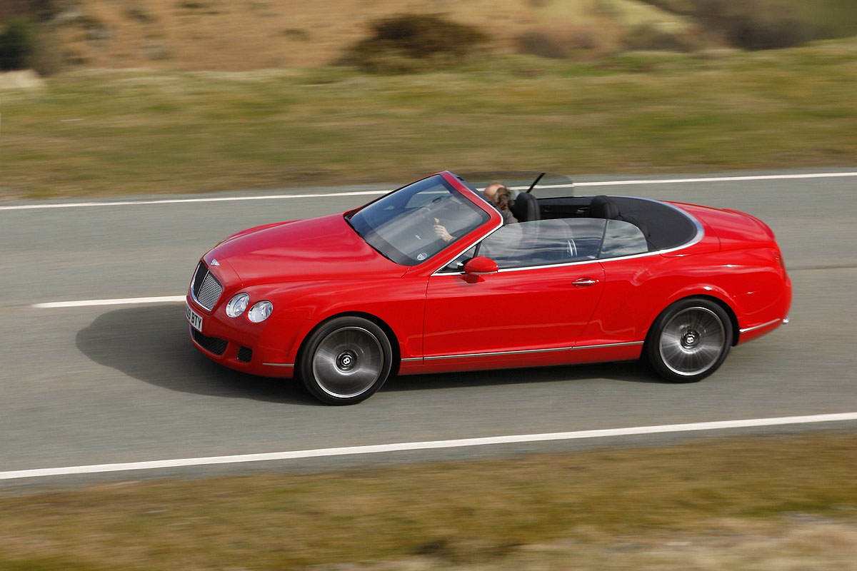 Bentley GTC Speed side on
