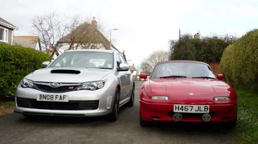 Subaru Impreza and Mazda MX-5