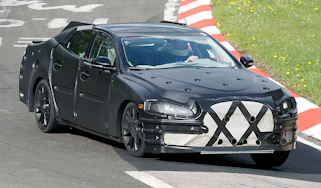 Jaguar XJ spy shot