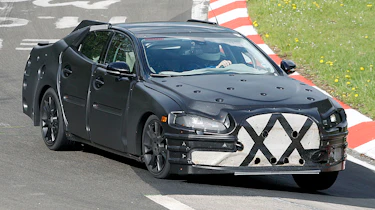 Jaguar XJ spy shot