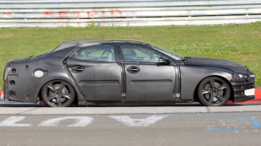 Jaguar XJ spy shot