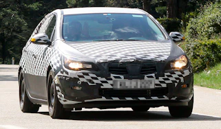 Vauxhall Astra spy shots