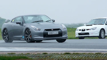 Nissan GT-R on track