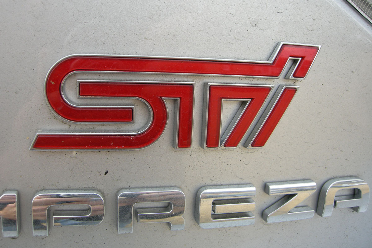 Subaru Impreza WRX STI badge