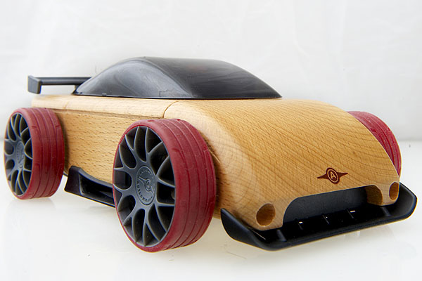 Wooden model car