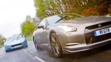 Nissan GT-R and Lotus Evora