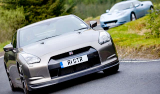 Lotus Evora and Nissan GT-R