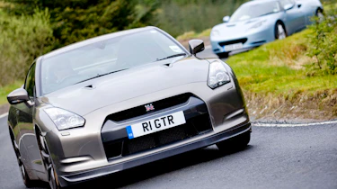 Lotus Evora and Nissan GT-R