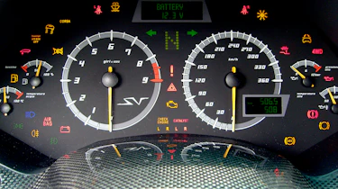 Lamborghini Murcielago LP670-4 SV instruments