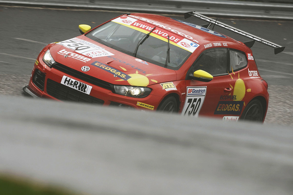 VW Scirocco at Nurburgring 4-hour test race