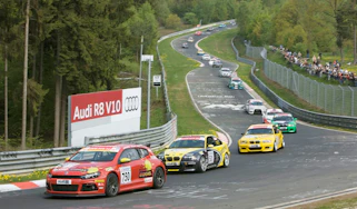 VW Scirocco at Nurburgring 4-hour test race