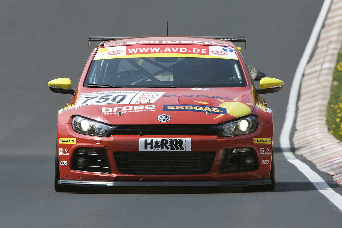 VW Scirocco at Nurburgring 4-hour test race