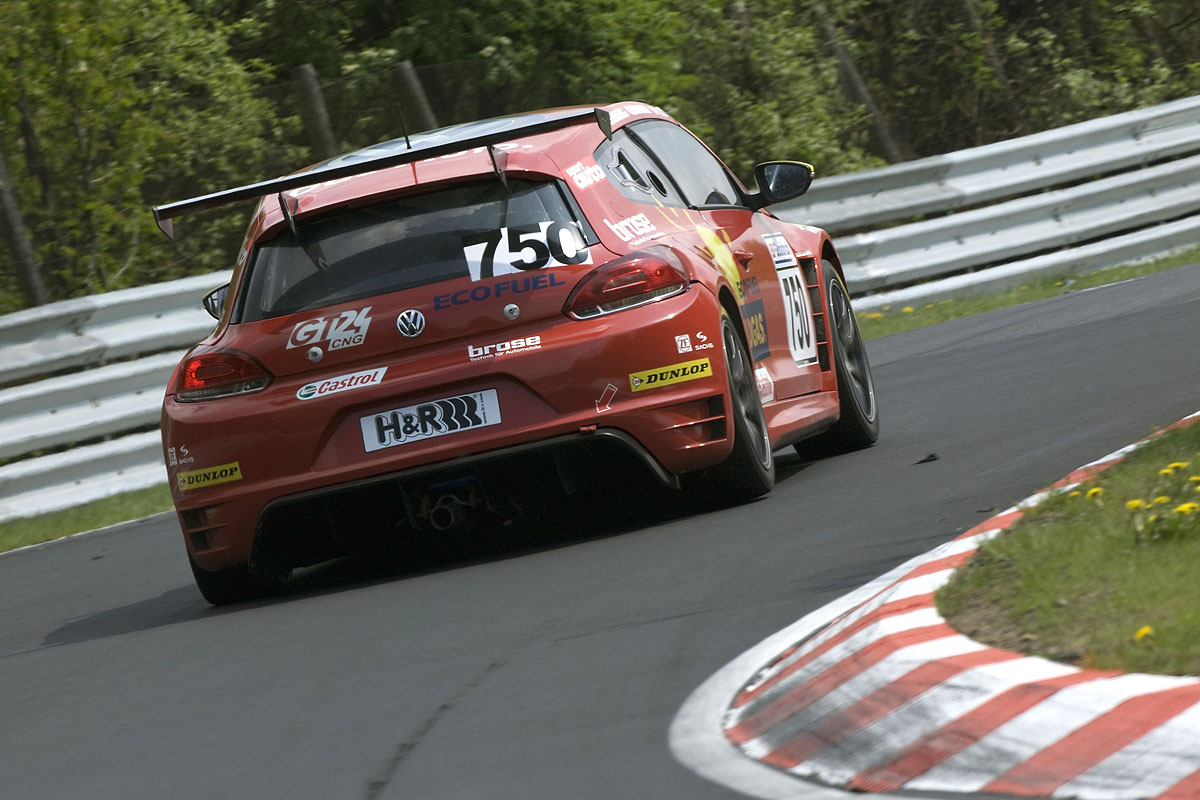 VW Scirocco at Nurburgring 4-hour test race