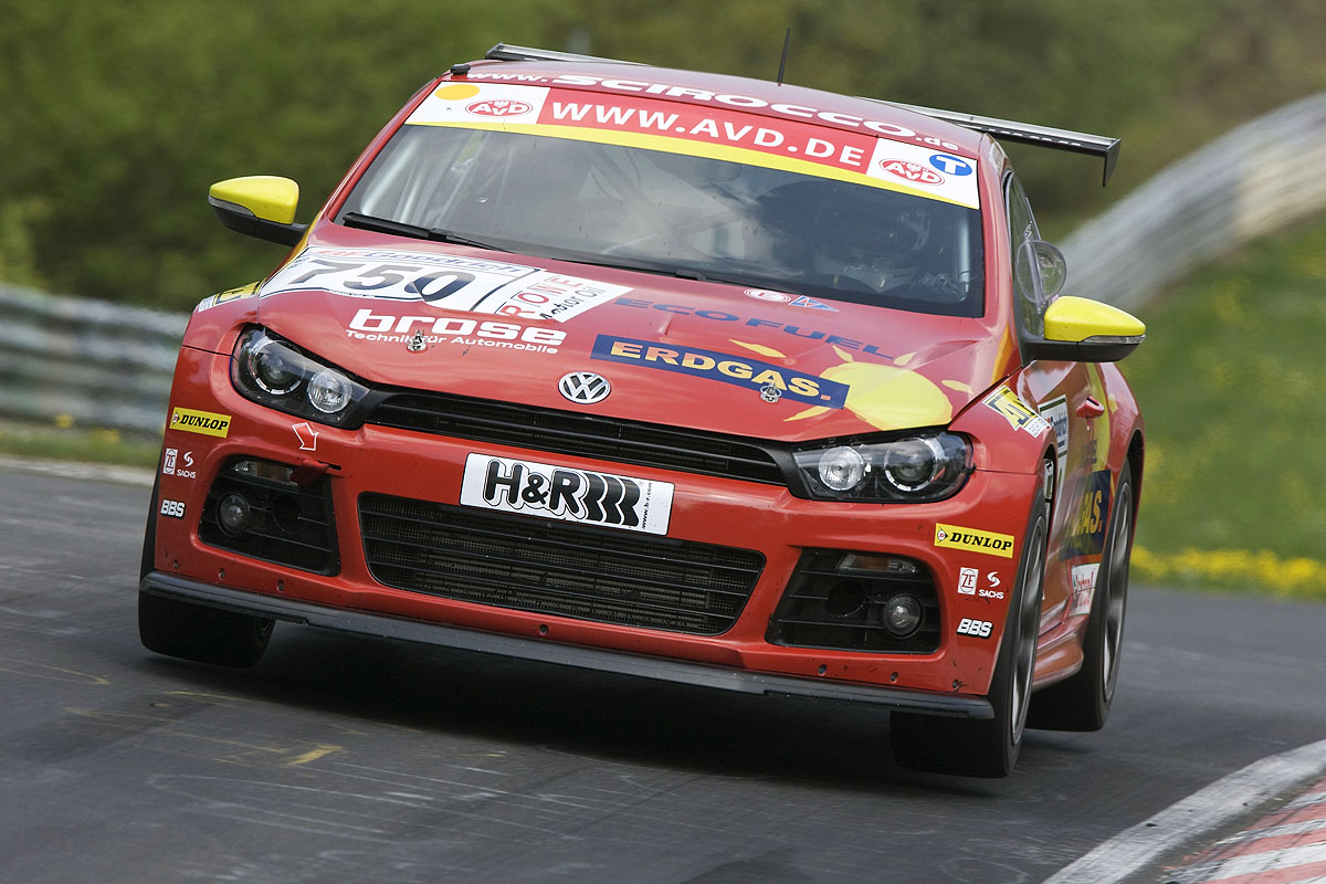 VW Scirocco at Nurburgring 4-hour test race