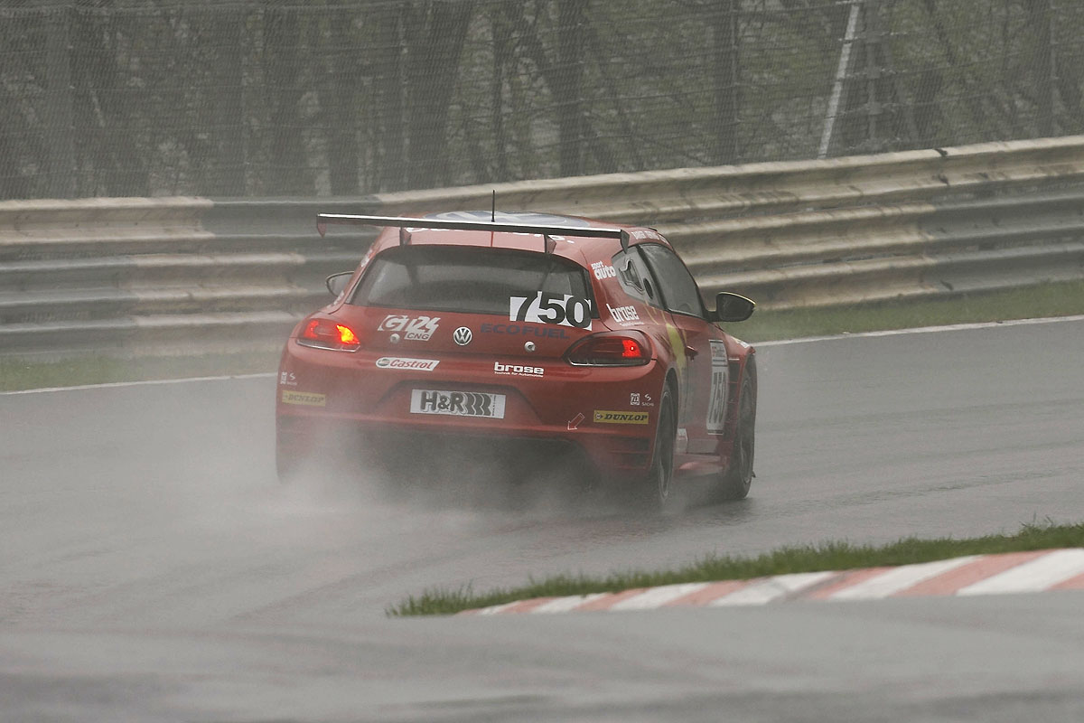 VW Scirocco at Nurburgring 4-hour test race