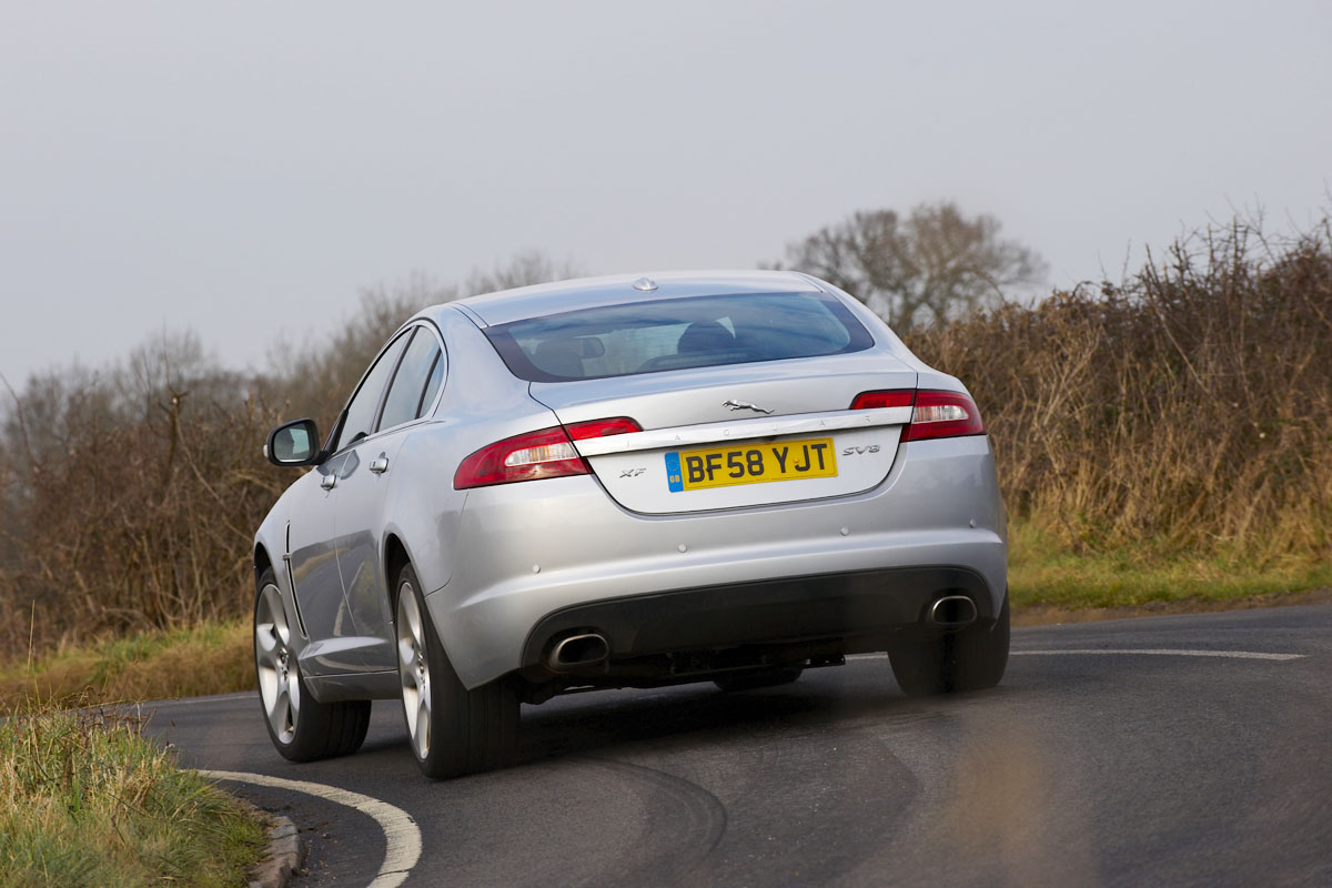 Jaguar XF SV8 rear