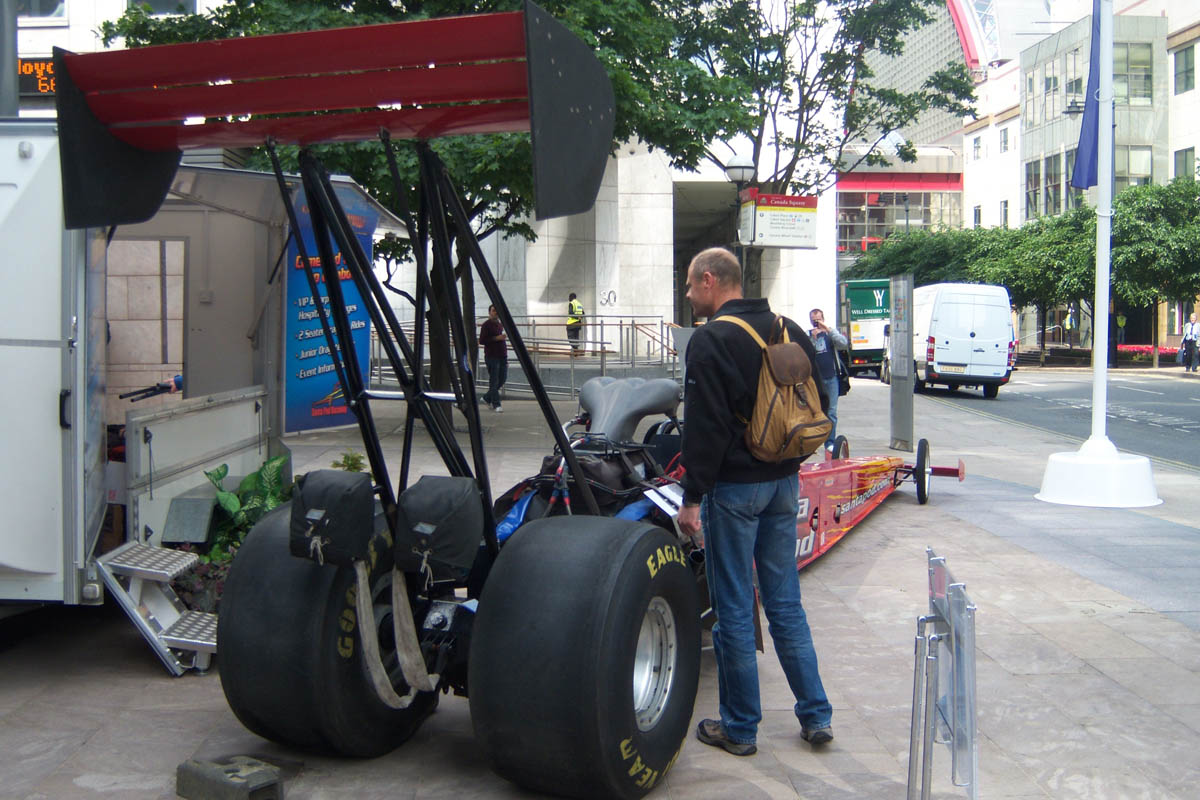 Santa Pod Dragster