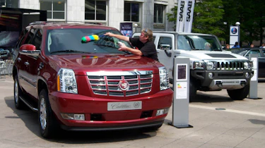 Hummer and Escalade