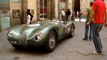 Jaguar C-type in Mille Miglia