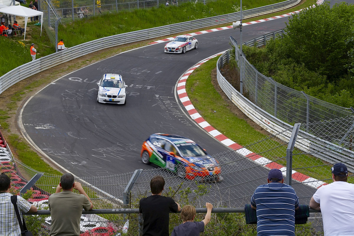 Nurburgring 24 Hours track spectactors