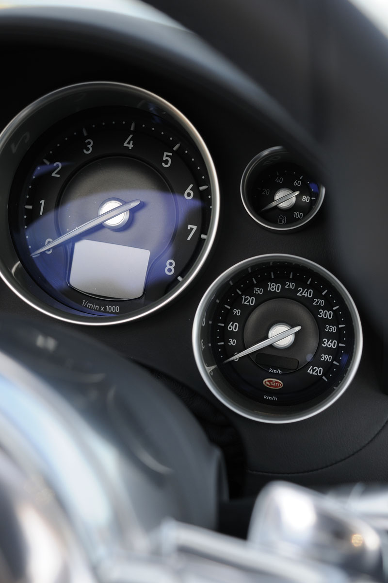 Bugatti Veyron Grand Sport dashboard