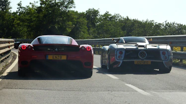 Pagani Zonda and Ferrari Enzo