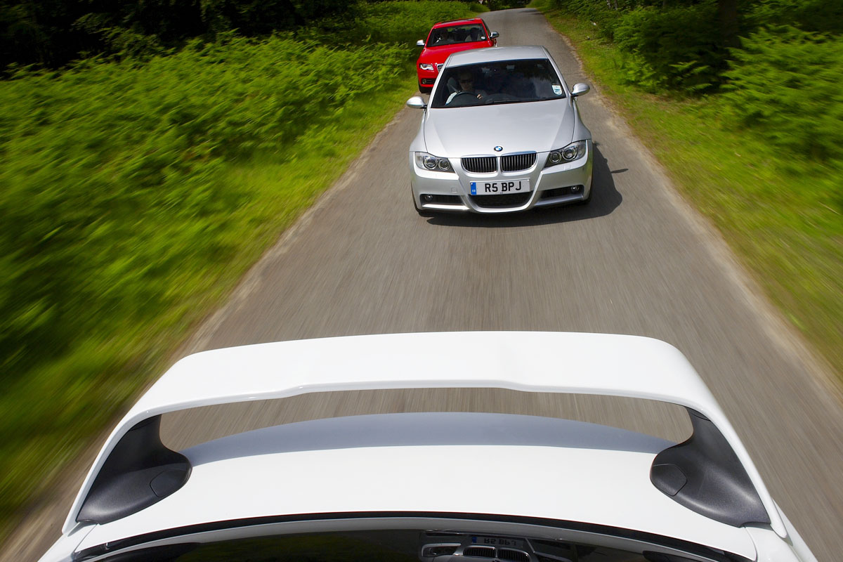Audi S4 v BMW 335i v Mitsubishi Evo X FQ330